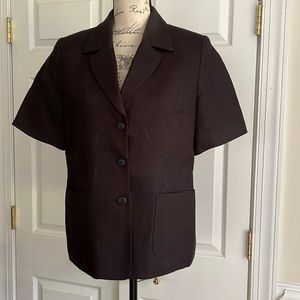 Talbots 100% linen blazer